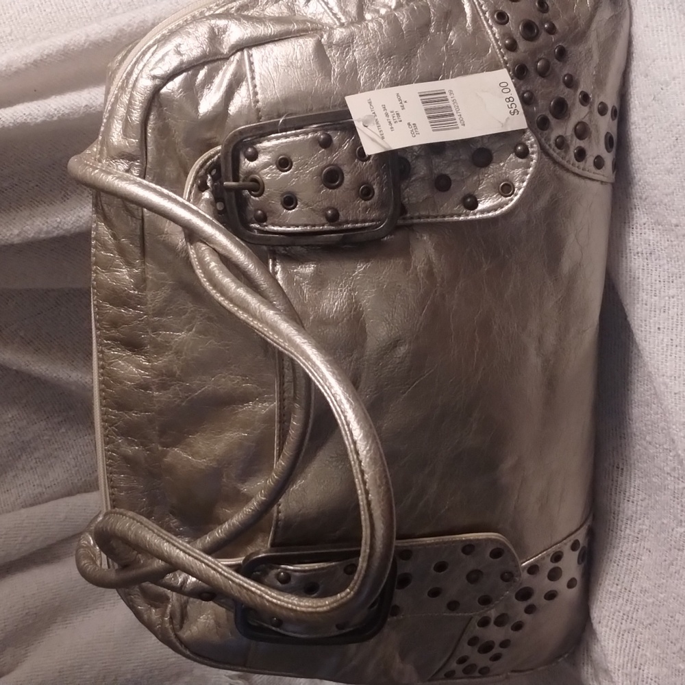 Beautiful Metallic Handbag by Valerie Stevens NWT